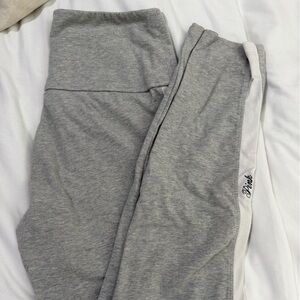 PINK Victoria's Secret Light Gray leggings